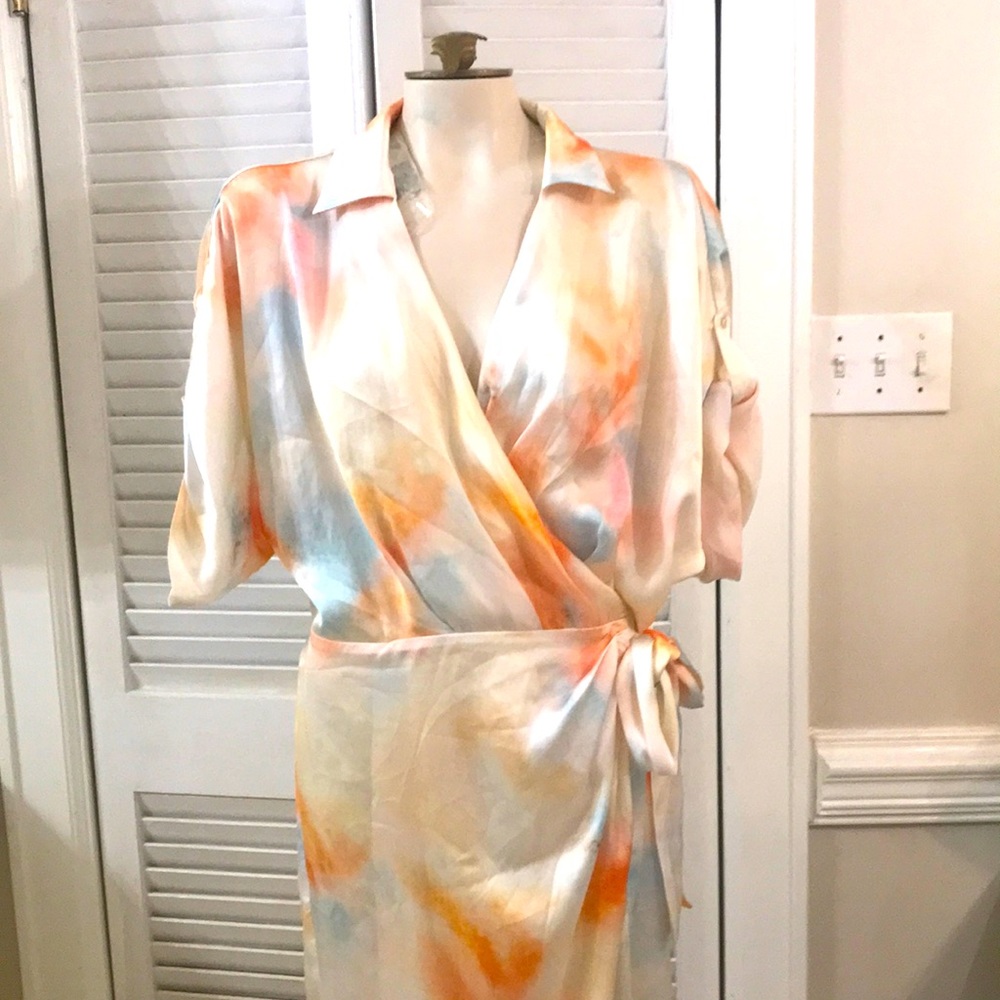 Beautiful watercolor bathrobe